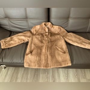 Saga Mink Superior Quality Ladies Mink Fur Coat Medium